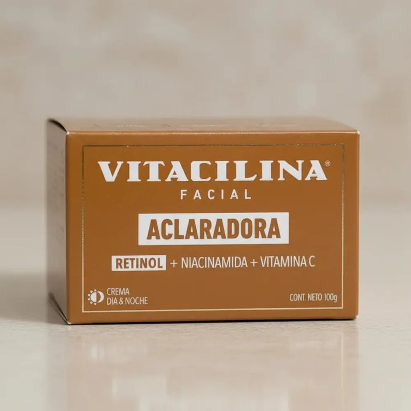 Crema Facial Aclarante Vitacilina 2p Vitamina C+retinol