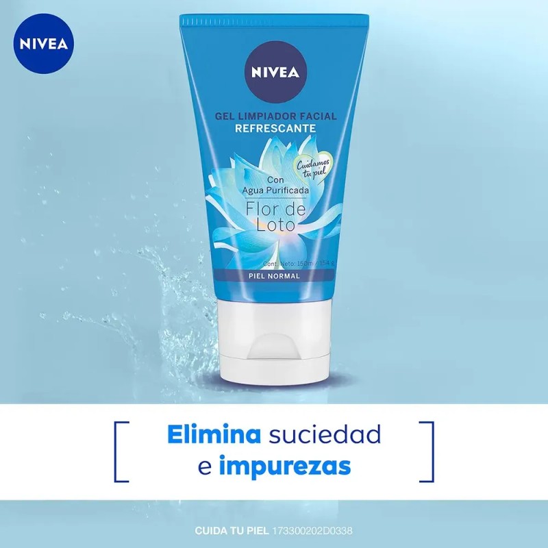 Gel Limpiador Facial Nivea Con Flor De Loto - 150ml