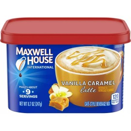 Maxwell House International Vanilla Caramel Latte 8.7 oz~5/2025