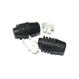 isbridge Ajuste adecuado para capó con ojales, amortiguador de parachoques de goma para barra delantera Civic 1992-00