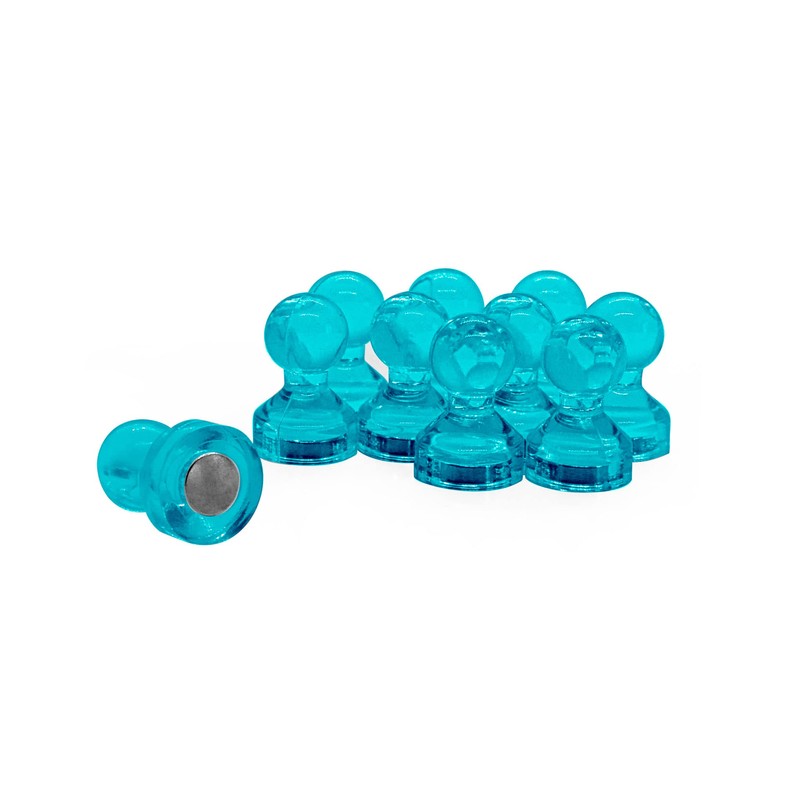 Magnet Expert Small Blue Acrylic Push Pin Magnet - 11mm