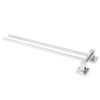 Stainless Steel Towel Rack Bar 180° Rotatable Towel Bathrobe Hanger