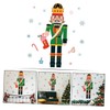 Alipis Window Decorative Sticker Nutcracker Window Sticker Christmas Glass Decal