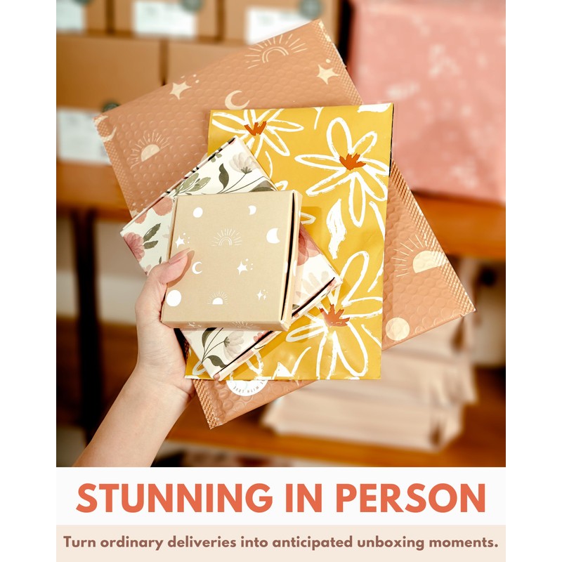 Poly Mailers 6x9-25 Pack Biodegradable Shipping Bags for Stationery and