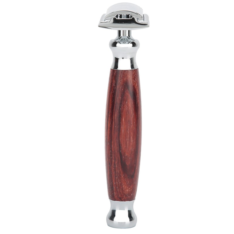 Wooden Handle Razor Manual Safety Shaving Knife Hair Remover Tool