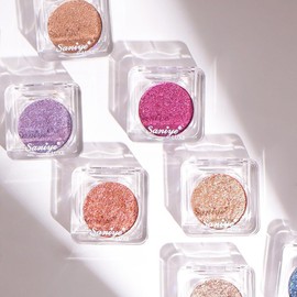 Sombras de Ojos SANIYE con Brillo Metálico Intenso - Colores Vibrantes para un Look Espectacular (02)