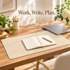 PU Leather Desk Pad for Writing and Mouse Use –