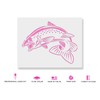 Salmon Fish Stencil - Nautical Decorations,%KEYWORD, Ideal for Creating Underwater