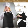 Shyyween 2 Pcs Plus Size Chef Aprons Extra Large Adjustable