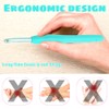 5.5 mm Crochet Hook, Aluminum Soft Grip Rubber Handle Needles