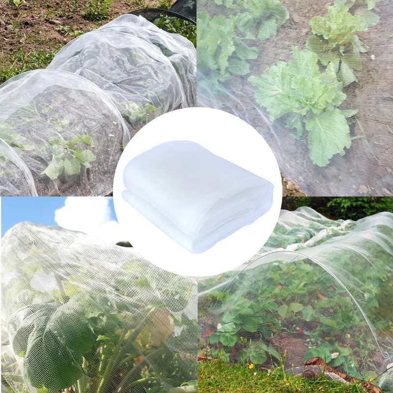 Agfabric Garden Netting 6'x10' Insect Pest Barrier Bird Netting for