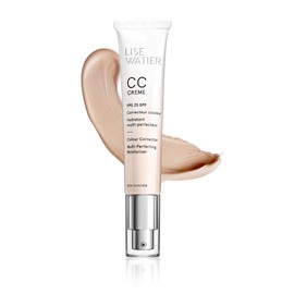 Lise Watier CC Crème Colour Corrector Multi-Perfecting Moisturizer SPF 25, Light Neutral/Clair Neutre, Hydrating Lightweight Texture, Self-Adjusting Pigments, All Skin Types, 40 mL