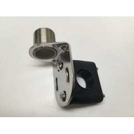 Pactrade Marine Boat Rail Base Antenna Mount SS & Plastic Fasteners for 7/8" & 1" Tube