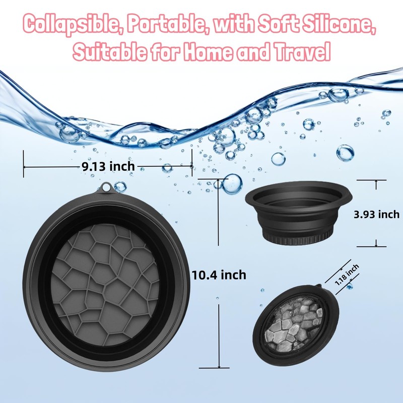 Face Bowl for Ice Bath, Portable ice face Bowl for