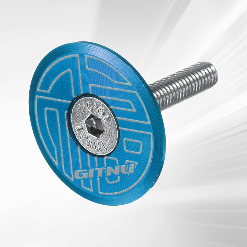 sourcing map 1 1/4" Bicycle Headset Top Cap Cover Aluminum