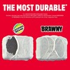 Brawny Tear-A-Square 3-Ply Paper Towels, 6 Double Rolls = 12