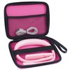 Pink Neck Light with Storage Case, 10-80Hrs Eye-friendly Book Reading