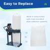 Ximoon 709563 Dust Collector Bag Replacement for JET Dust Collection