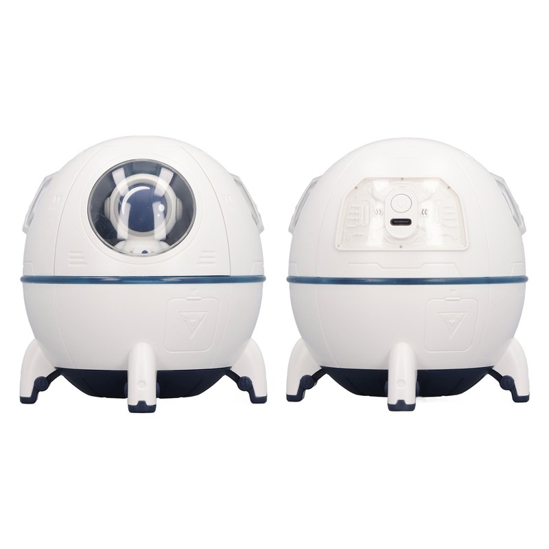 Space Capsule Humidifier Quiet Cool Mist Humidifier 220ML USB Desktop