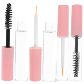 Baluue Pcs Empty Mascara Tube Eyeliner Stick Pink Pet Shadow Tip Liner Tubes for Diy Reusable Washable Portable Lightweight for Travel Home Use Random