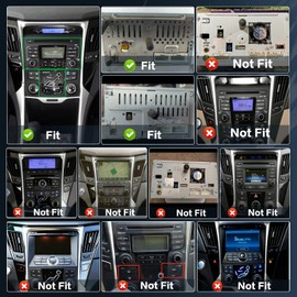 Inefala 8 Core 4+64G Radio for Hyundai Sonata 2010-2015 Android 15 CarPlay Stereo Upgrade 9" Touch Screen Android Auto Bluetooth GPS 59UI AHD Backup Camera