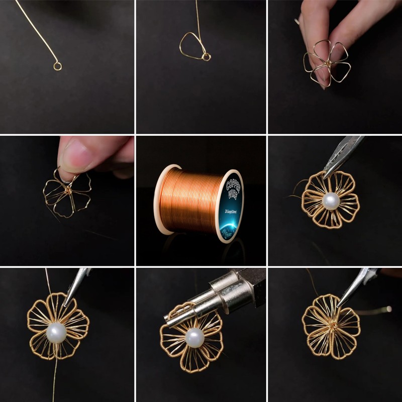 99.9% Pure 14 Gauge Copper Wire for Jewelry Making, 1
