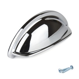 M4TEC Cup Kitchen Cabinet Door Handles Cupboards Drawers Bedroom Furniture Pull Handle Chrome. G4 Series: 76 mm