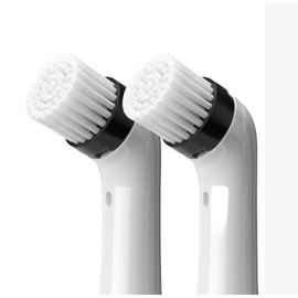 SonicScrubber - Replaceable Electric Scrubbing Brush Head - Household System Soft Brush - Pack of 2 - Soft Bristles - Ideal for Cleaning Upholstery & Delicate Surfaces
