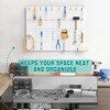 EVERHANGER Metal Pegboard Panels, Heavy Duty Pegboard Wall Organizer, Garage