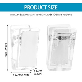 Mabor Pack of 30 Wall Clips for Hanging, Tapestry Wall Hanging, No Need to Drill Holes, No Damage to the Wall, Shower Curtain Clips for Photos, Decorating Clips, Poster