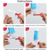 Miecux 6Pcs Rolling Toothpaste Squeezer, Toothpaste Dispenser for Bathroom, Tube