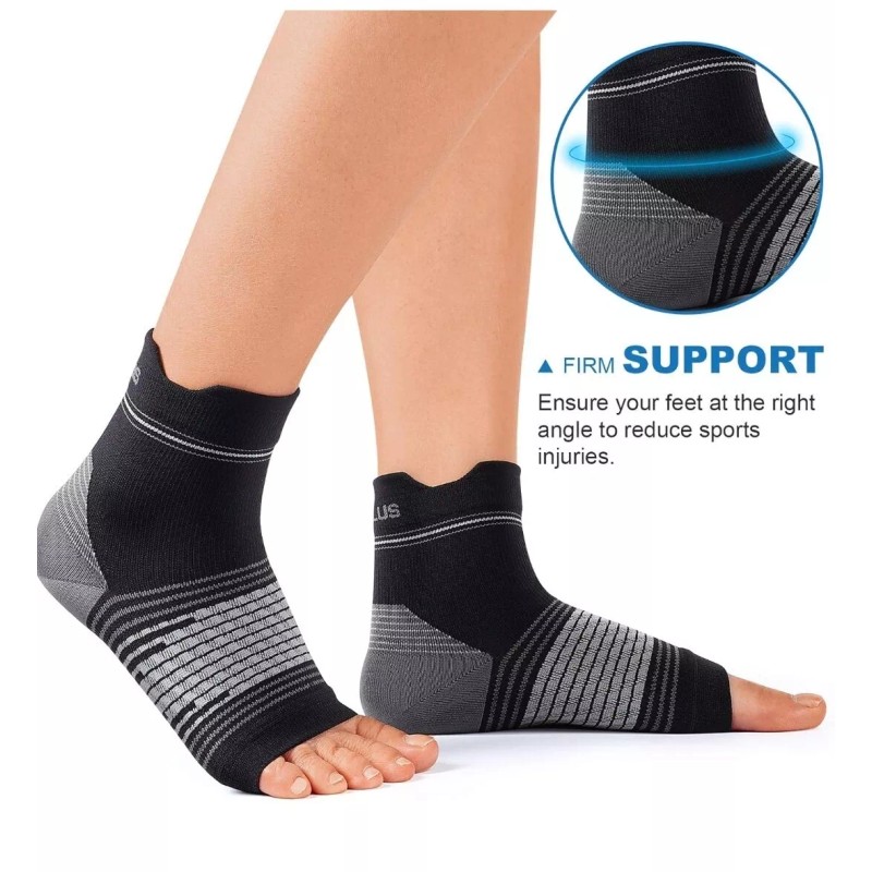 Paplus Plantar Fasciitis Sock (6 Pairs- L) Men & Women.