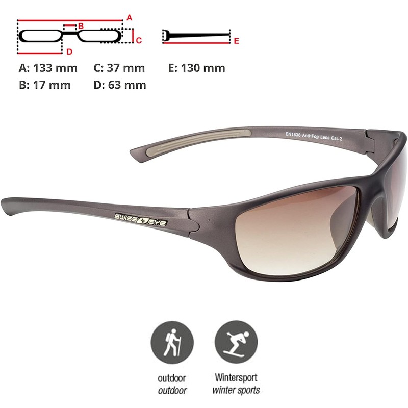 Swiss Eye Cobra Sports Glass - Brown