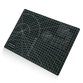 WALWAL Double-Sided Self Healing Cutting Mat, 11 Inches x 8 Inches Base for Quilting, Sewing Ideal for Sewing Crafts Hobby(A4,Green)