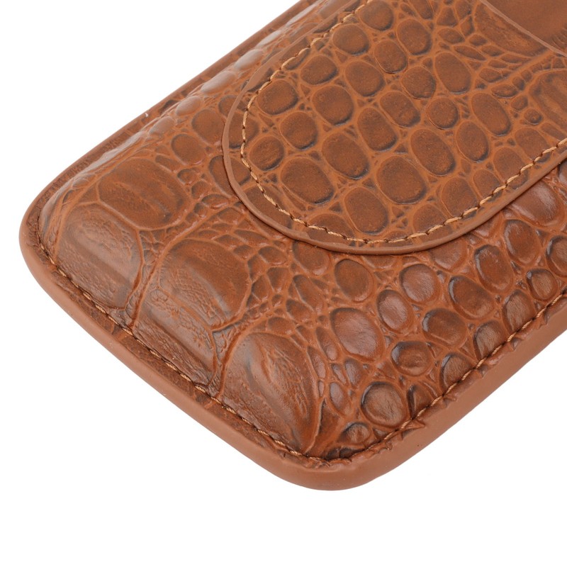 Cigar Holder Case Artificial Leather Portable Durable Elegant 3 Finger