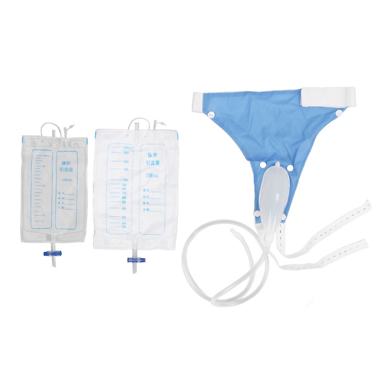 Urine Collector Bag Safe Breathable 1000ml 2000ml Large Capacity Silicone
