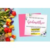 Birthday Card for Godmother, Funny Godmother Birthday Card, Reduced Sticker,