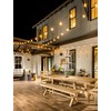 Larkvue 75FT(3x25FT) Outdoor String Lights, Patio Lights with 30+3 LED