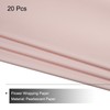 MECCANIXITY Pearlescent Film Flower Wrapping Paper 22.8x22.8 Inch Waterproof for