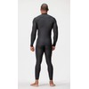 DEVOPS 3 Pack Men's Athletic Turtle Neck Long Sleeve Compression