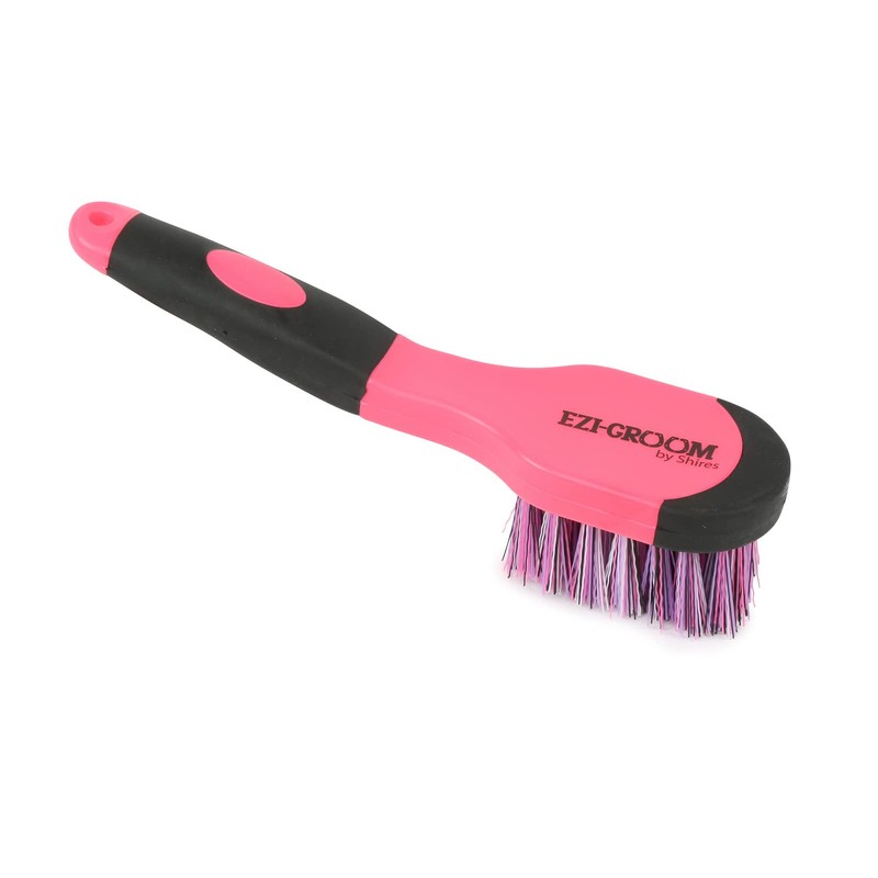 Shires Equestrian - Shires Ezi-groom Bucket Brush - Navy -
