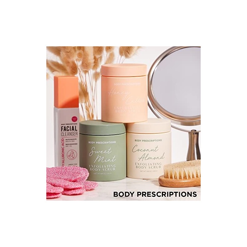 Body Prescriptions- Exfoliante corporal exfoliante limpiador corporal para una piel