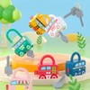 6PCS Unlocking Toys and Matching Keys Toy Preschool Learning Toys
