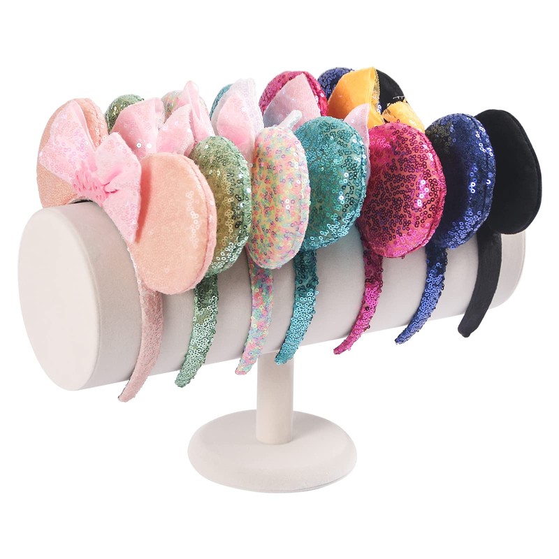 ByKen T-bar Headband Holder Organizer,Hair Band Ear Jewelry Accessories Display