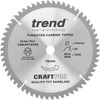 Trend Aluminium & Plastic Circular Saw Blade, 184mm Diameter, 16mm