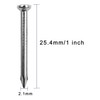 OMOTOOL 1" Long Brick Steel Nails (100 pcs), Galvanized Concrete