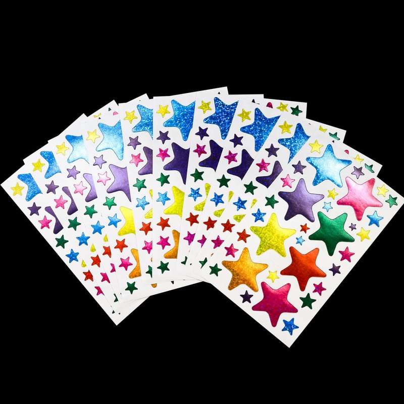 Reward Stickers YS-028 Star Mix Hologram 1 Sheet Approximately 33