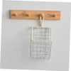 Levemolo Iron Crafted Wire Storage Basket Multi-Purpose Organizer Small Bread