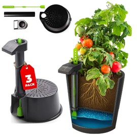 GroBucket Self-Watering Planter Insert (3PK) - Turn Any Bucket into a Self-Watering Container Garden
