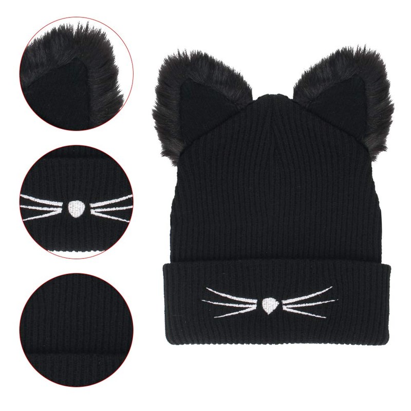 Richoose Strickmütze Damen Winter Strickmütze Mütze Damen Mode Wolle Nette